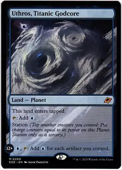 MTG Edge Of Eternities Uthros, Titanic Godcore (Mythic) - Image 1