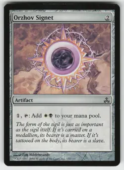 Orzhov Signet C Guildpact 155 MTG - Image 1