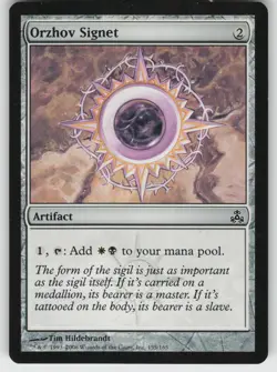 Orzhov Signet C Guildpact 155 MTG - Image 1