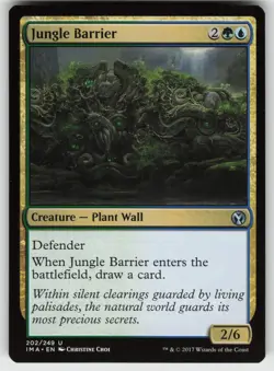 Jungle Barrier U Iconic Masters 202 MTG - Image 1