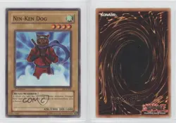 Nin-Ken Dog 1st Ed. YuGiOh Dark Crisis #DCR-002 2003 7x1 - Image 3