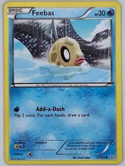 Feebas 27/124 Pokemon - Black and White Dragons Exalted MP - Image 1
