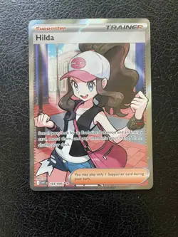 Hilda 164/086 Pokemon Scarlet & Violet: White Flare ultra rare 2025 NM - Image 3