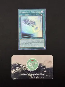 Scareclaw Straddle - Yugioh POTE-EN059 Unlimited Super Rare NM - Image 1