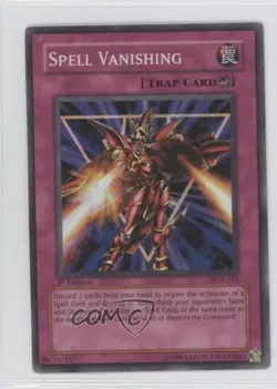 Spell Vanishing 1st Ed. YuGiOh Dark Crisis #DCR-101 2003 0e5 - Image 1