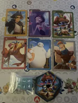 Disney Lorcana Azurite Sea Trove Contents Lore Counter Dice Card Dividers Sealed - Image 1