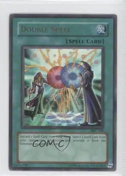 Double Spell Unlimited YuGiOh Magician's Force #MFC-106 2003 e3x - Image 1