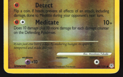 Meditite - 89/130 - Common Reverse Holo - Diamond & Pearl Base - Pokemon Card - Image 3