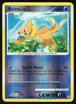 Buizel - 72/130 - Common Reverse Holo - Diamond & Pearl Base - Pokemon Card - Image 1
