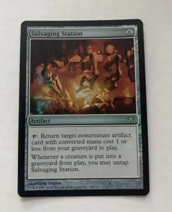 MTG Foil Salvaging Station, Fifth Dawn, Magic The Gathering Card - Image 1