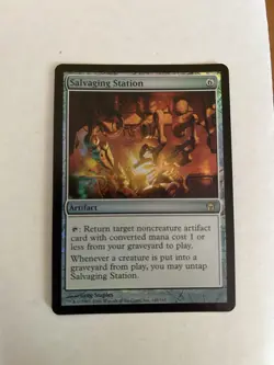 MTG Foil Salvaging Station, Fifth Dawn, Magic The Gathering Card - Image 1