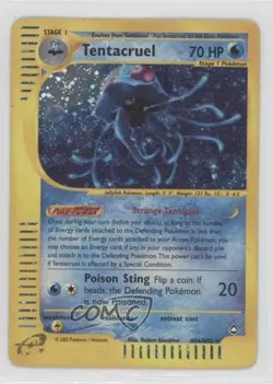 Tentacruel Holo Pokemon e-Card Series Aquapolis #H26 2002 - Image 1