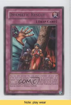 Dramatic Rescue Unlimited YuGiOh Magician's Force #MFC-097 2003 READ 1a1 - Image 1
