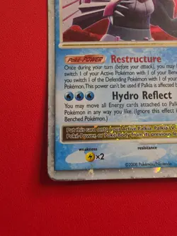 Pokemon Palkia LV.X TCG Holographic Rare Card 106/106 Great Encounters - Image 5