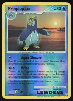 Prinplup - 58/130 - Uncommon Reverse Holo - Diamond & Pearl Base - Pokemon Card - Image 1