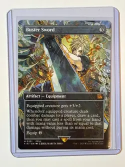 MTG - (Borderless) BUSTER SWORD - Final Fantasy (M) - Image 1