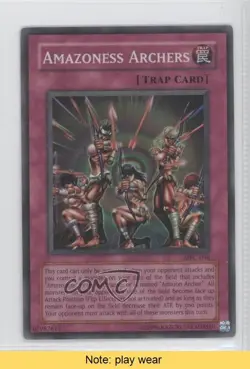 Amazoness Archers Unlimited YuGiOh Magician's Force #MFC-096 2003 READ 0c4 - Image 1