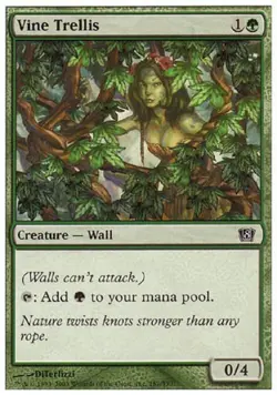 Vine Trellis - Light Play MTG 8th Edition - Image 1