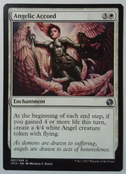 Angelic Accord *Uncommon* Magic MtG x1 Iconic Masters - Image 1