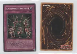 Amazoness Archers Unlimited YuGiOh Magician's Force #MFC-096 2003 0m0 - Image 3