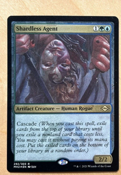 Magic the Gathering MTG Shardless Agent Etched Foil Modern Horizons 2 NM - Image 1