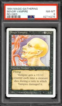 1994 MTG Sengir Vampire Graded PSA 8 NM-MT - Image 1