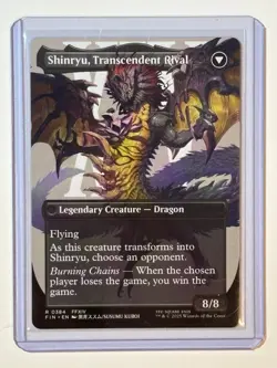 x1 Zenos yae Galvus // Shinryu, Transcendent Rival - Borderless R MTG Final Fant - Image 2