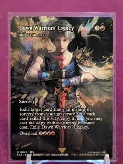 MTG Dawn Warriors' Legacy - Mizzix's Mastery (Showcase) R FINAL FANTASY - Image 1