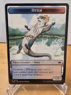 MTG Bloomburrow Token Otter #0025 - Magic: The Gathering - Image 1
