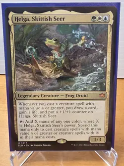 Helga, Skittish Seer, MTG, Bloomburrow, #217 - Image 1