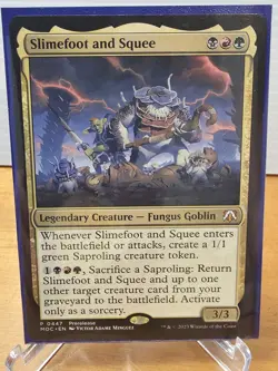 MTG Slimefoot and Squee #447 March of the Machine Commander Prerelease - Image 1
