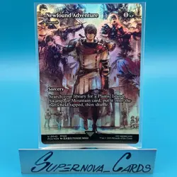 MTG Magic Final Fantasy Newfound Adventure - Farseek SHOWCASE FOIL - Image 1