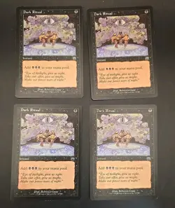 Dark Ritual Mercadian Masques MTG (4 Cards) NM - Image 1