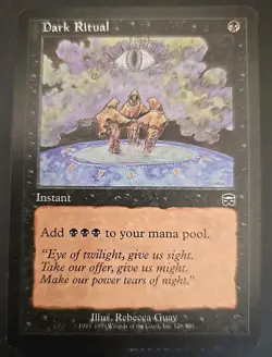 Dark Ritual Mercadian Masques MTG (4 Cards) NM - Image 2