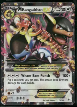 M Kangaskhan EX 79/106 - Pokemon TCG Flashfire 2014 - Image 1