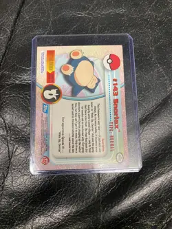 Snorlax Topps Pokemon TV Animation Edition Series 3 #143 2000 rp9 - Image 2