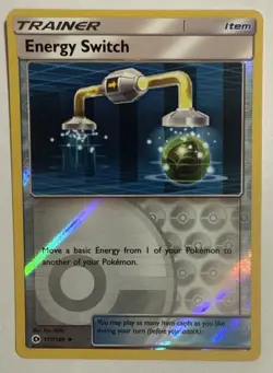 Energy Switch 117/149 Rev Reverse Holo Sun & Moon Base SM Pokemon NM - Image 1