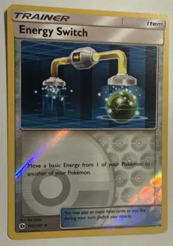 Energy Switch 117/149 Rev Reverse Holo Sun & Moon Base SM Pokemon NM - Image 2