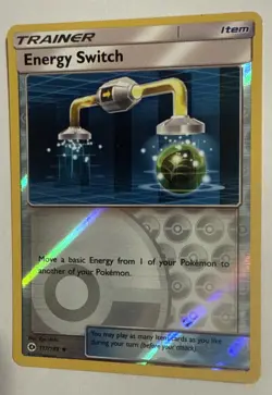 Energy Switch 117/149 Rev Reverse Holo Sun & Moon Base SM Pokemon NM - Image 3
