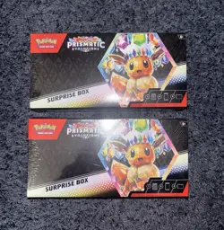 Pokemon TCG - Prismatic Evolutions Surprise Box Lot of 2 - New And Sealed - Image 1