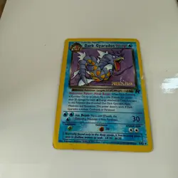 Pokemon TCG - Dark Gyarados 8/82 Holo Rare PRERELEASE - Team Rocket - HP - Image 1