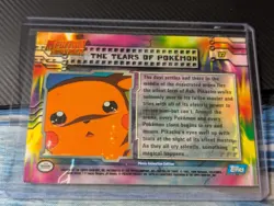 Pokemon TCG The Tears of Pokemon Pokemon Topps Mewtwo Strikes Back 37 - Image 2