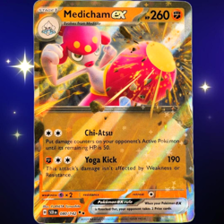 Medicham Ex - Double Rare Holo - Pokemon TCG Stellar Crown #080/142 - Image 1