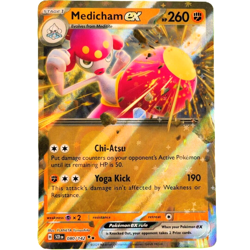 Medicham Ex - Double Rare Holo - Pokemon TCG Stellar Crown #080/142 - Image 2