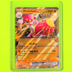 Medicham Ex - Double Rare Holo - Pokemon TCG Stellar Crown #080/142 - Image 3