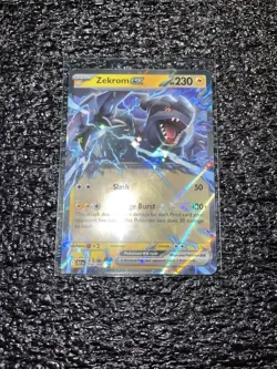 Pokemon Zekrom ex 034/086 Black Bolt Double Rare Holo Near Mint - Image 1