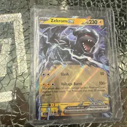 Pokemon Zekrom ex 034/086 Black Bolt Double Rare Holo Near Mint - Image 1