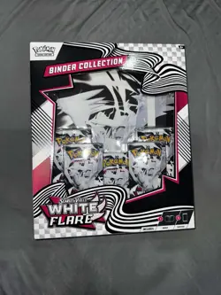 Pokemon TCG - White Flare Binder Collection - Brand New & Sealed Card Game - Image 1
