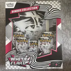 Pokemon TCG - White Flare Binder Collection - Brand New & Sealed Card Game - Image 1