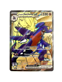 Cynthia's Garchomp EX 215/182 Destined Rivals Ultra Rare Pokemon TCG NM - Image 1
